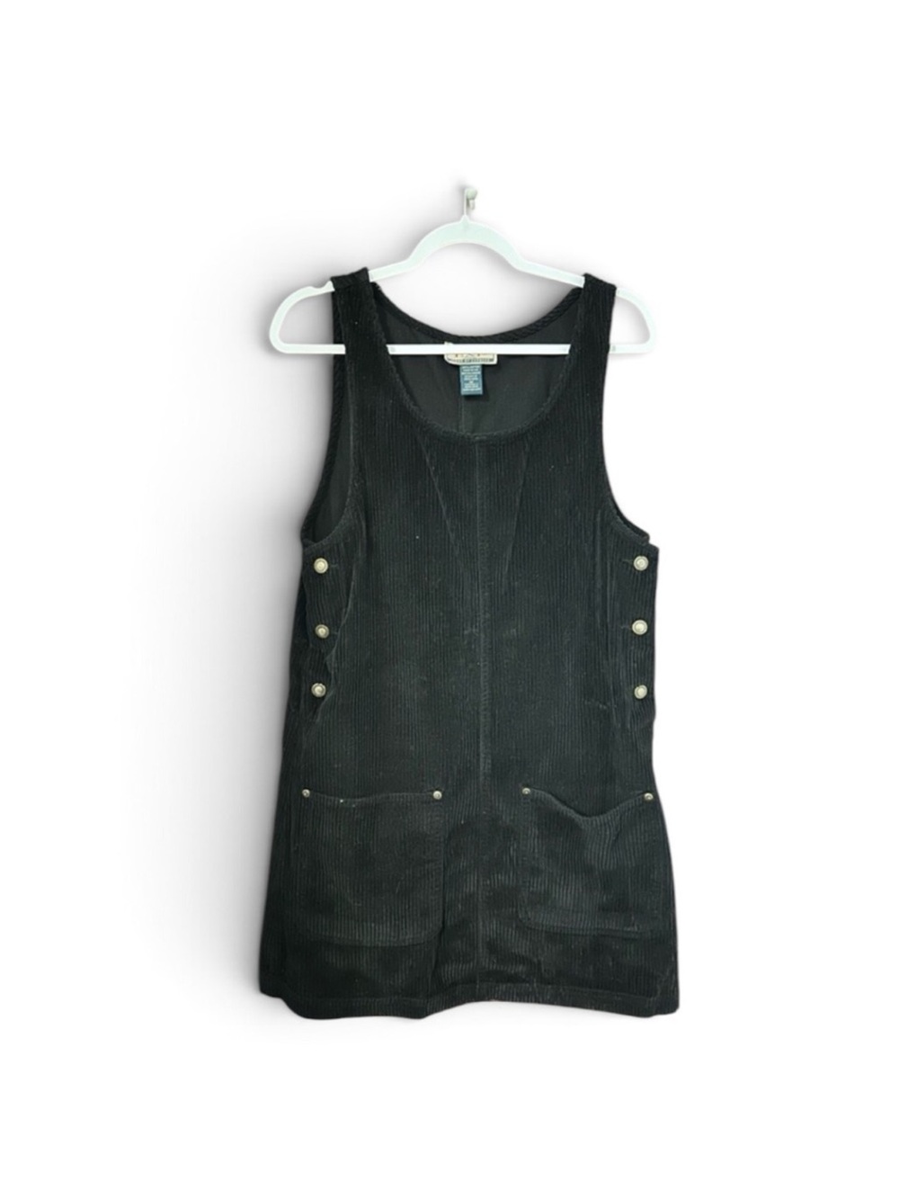 Vintage Y2K Express Corduroy Overalls Dress Size M